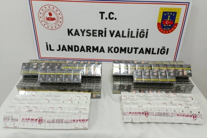 Jandarmadan Kaçak Sigara Operasyonu: 450 Paket Sigara Ele Geçirildi 