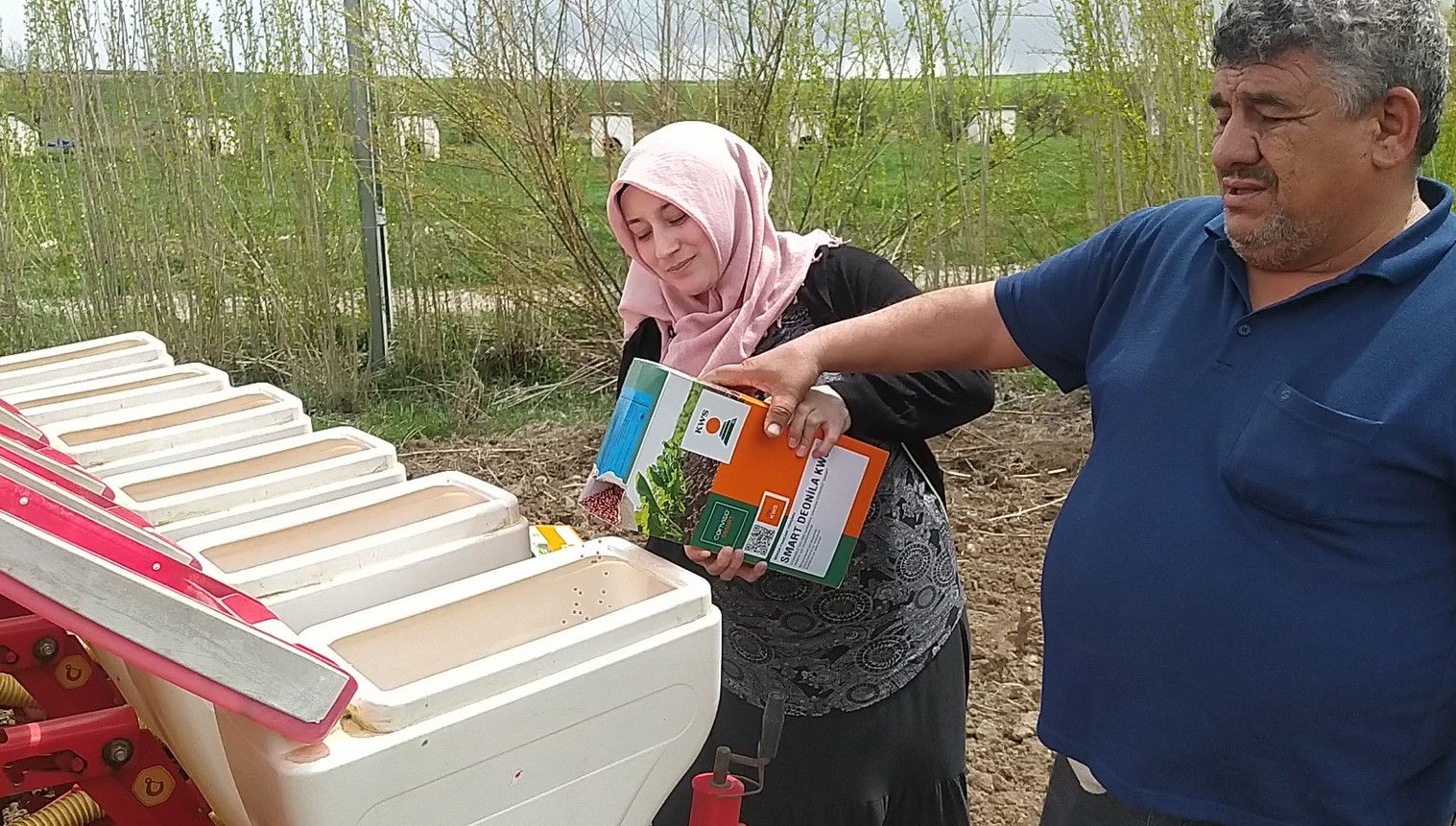 Eşine Destekle Başladı, 150 Dönümlük Tarlanın Emini Oldu