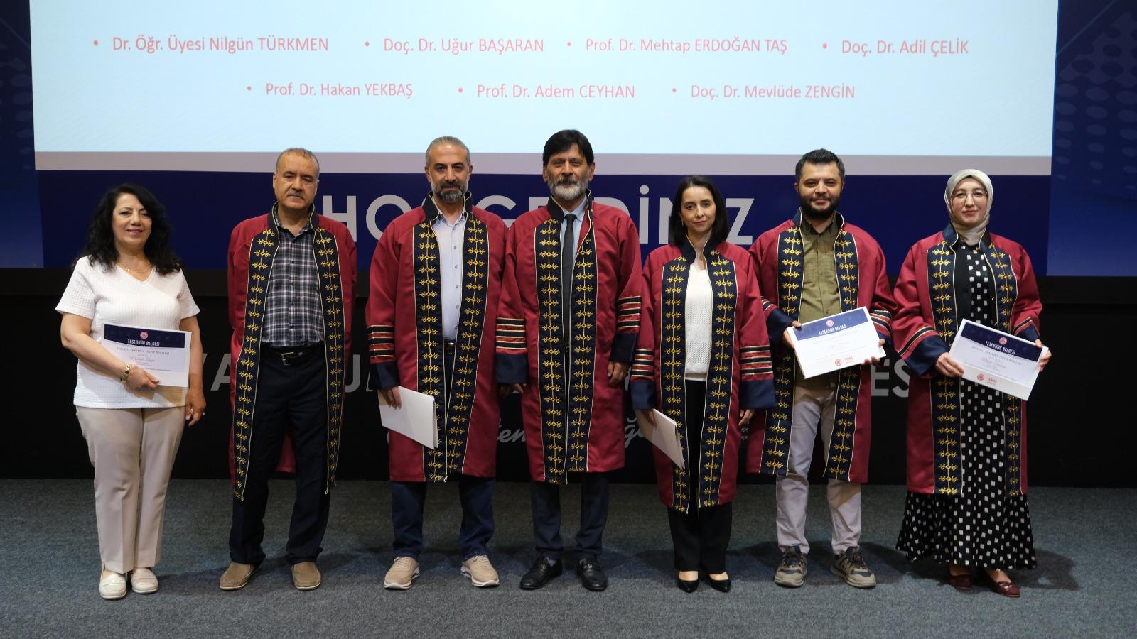 SCÜ'de akademisyenlere teşvik ödülü 