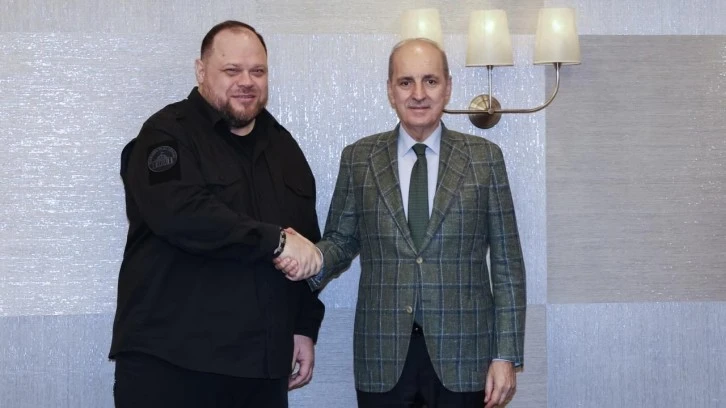 Başkan Kurtulmuş Stefanchuk ile Görüştü