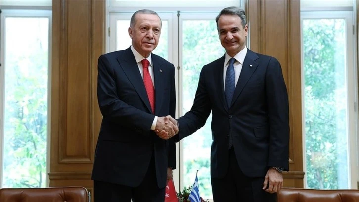 Cumhurbaşkanı Erdoğan ile Yunanistan Başbakanı Miçotakis bir yıl içerisinde 4'üncü kez buluşacak