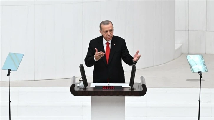 Cumhurbaşkanı Erdoğan'dan  TBMM'nin Açılışında Terörle Kararlılık Vurgusu 