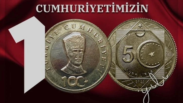 Cumhuriyet'in 100. Yılına Özel " 5 Türk Lirası" Basıldı 
