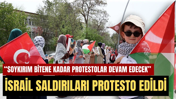 Cumhuriyet Üniversitesi'nde İsrail Protestosu