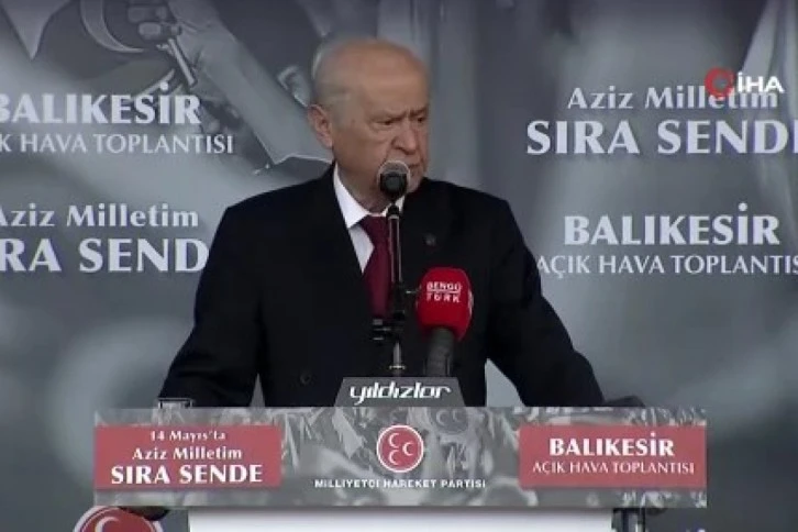 MHP lideri Bahçeli, "Kılıçdaroğlu ve Millet İttifakı Milli Güvenlik S0orunudur"