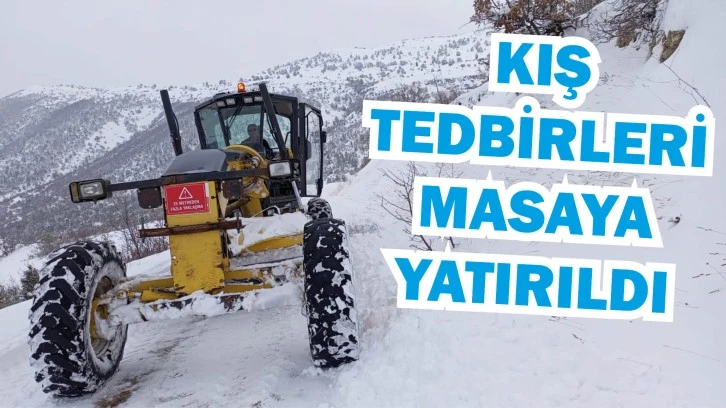 Sivas'ta Kar Tedbirleri Masaya Yatırıldı