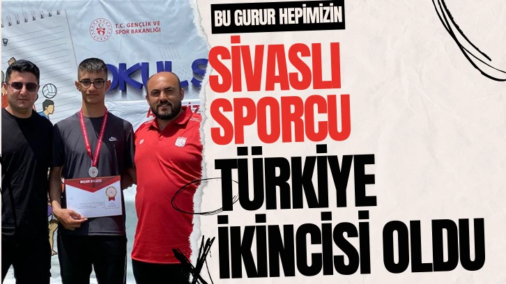 Genç Atlet Türkiye İkincisi Oldu