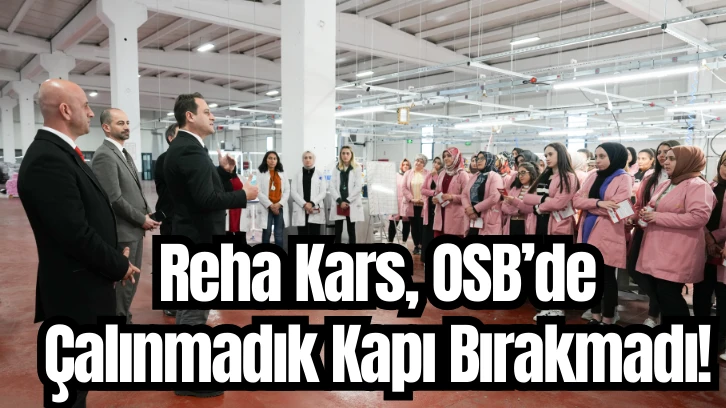 MHP Sivas Belediye Başkan Adayı Reha Kars, OSB’de Çalınmadık Kapı Bırakmadı!