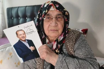 95 Yaşındaki Latife Ninenin Tek İsteği Cumhurbaşkanı Erdoğan'ı Görmek