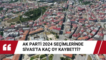 AK Parti 2024 Seçimlerinde Sivas'ta Kaç Oy Kaybetti? 