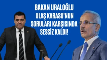 Bakan Uraloğlu Ulaş Karasu'nun Soruları Karşısında Sessiz Kaldı! 