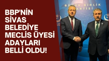 BBP'nin Sivas  Belediye Meclis Üyesi Adayları Belli Oldu! 