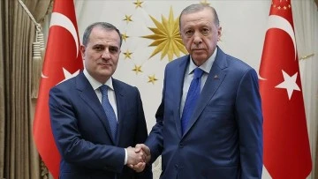 Cumhurbaşkanı Erdoğan, Bayramov'u Kabul Etti