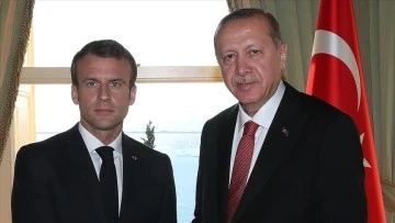 Cumhurbaşkanı Erdoğan, Macron'la Görüştü 