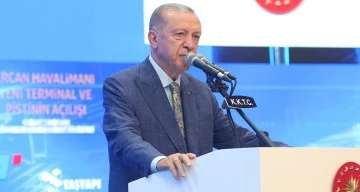 Cumhurbaşkanı Erdoğan, Yeni Ercan Havalimanı'nı Açtı 