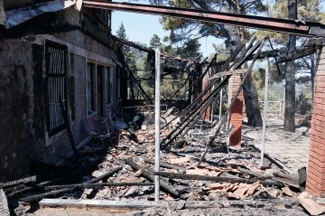 Depremin Yıkamadığı Evleri Yangın Yerle Bir Etti