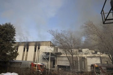 Elektronik Yedek Parça Üretim Fabrikasındaki Yangın 
