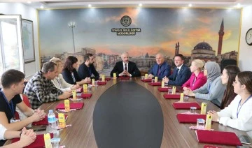 ERASMUS Kapsamında Sivas'a Gelen Akademisyen ve Öğretmenler Yener'i Ziyaret Etti 