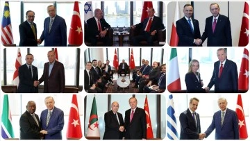 Erdoğan'dan Birleşmiş Milletlerde Yoğun Diplomasi Trafiği