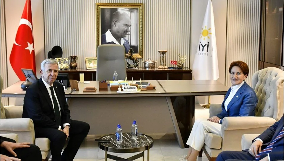 İYİ Parti Genel Başkanı Akşener, Başkan Yavaş ile Görüştü
