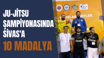  Ju-Jitsu Şampiyonasında Sivas'a 10 Madalya 