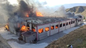 Kapı Fabrikasında Yangın 
