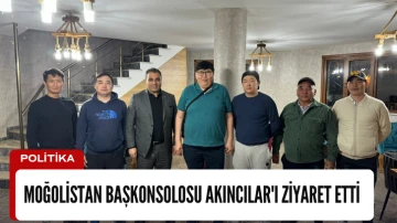  Moğolistan Başkonsolosu Akıncılar'ı Ziyaret Etti 