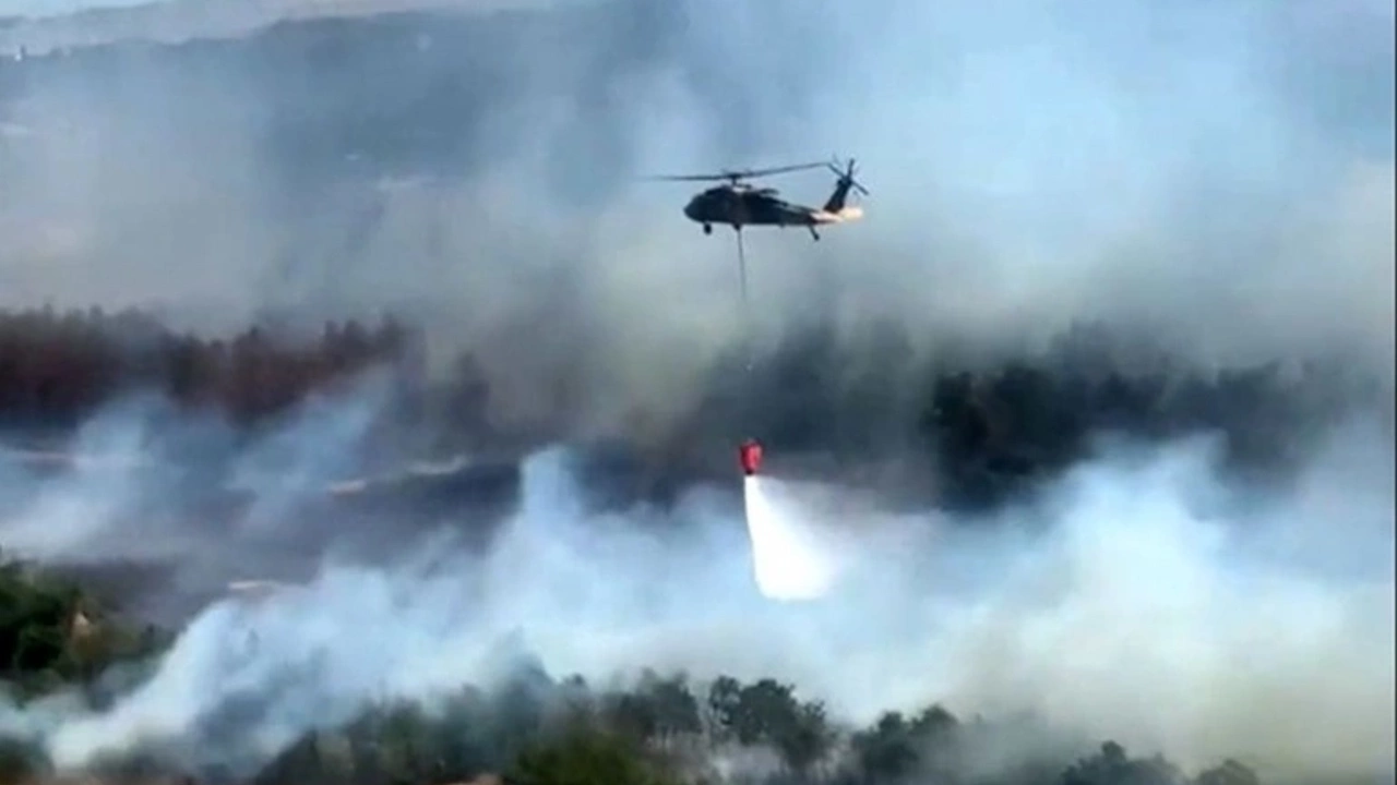 MSB orman yangınlarına müdahale için 6 helikopter görevlendirdi