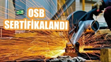 OSB Sertifikalandı 