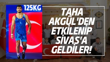 Polonyalı Güreşçiler Taha Akgül'den Etkilenip Sivas'a Geldiler! 