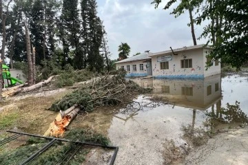 Sağanak Yağmur Sonrası Kanal Taştı, Evleri Su Bastı