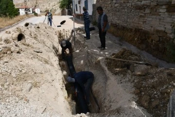 Sivas'ın O İlçesine 300 Metre Kanalizasyon Hattı 