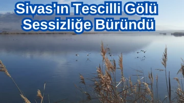 Sivas'ın Tescilli Gölü Sessizliğe Büründü 