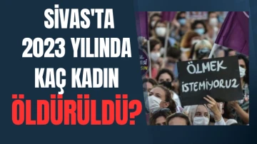 Sivas'ta 2023 Yılında Kaç Kadın Öldürüldü?