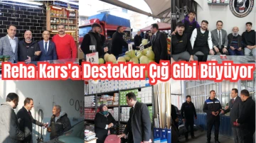Sivas'ta Belediye Başkan Adayı Kars'a Destekler Çığ Gibi Büyüyor