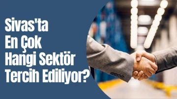 Sivas'ta En Çok Hangi Sektör Tercih Ediliyor? 