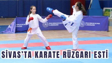 Sivas’ta Karate Rüzgarı Esti