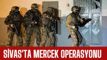 Sivas'ta Mercek Operasyonu 
