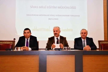 Sivas'ta Süreç Değerlendirme Toplantısı Yapıldı 