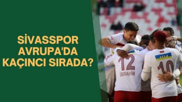 Sivasspor Avrupa'da Kaçıncı Sırada?