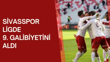 Sivasspor Ligdeki 9. Galibiyetini Aldı