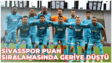 Sivasspor Puan Sıralamasında Geriye Düştü 