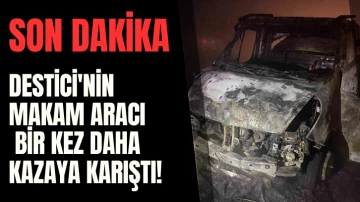 SON DAKİKA: Mustafa Destici'nin Makam Aracı Bir Kez Daha Kazaya Karıştı! 