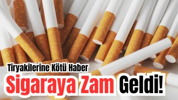 Tiryakilerine Kötü Haber  Sigaraya Zam Geldi! 