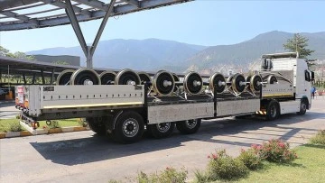 Tren Tekerlek Setleri Sivas'a Gönderildi