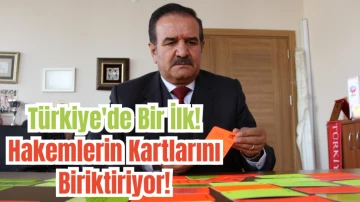 Türkiye'de Bir İlk! Hakemlerin Kartlarını Biriktiriyor! 