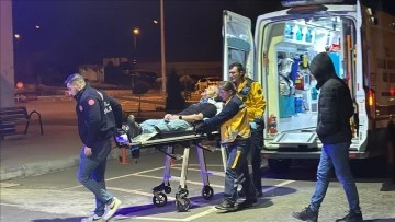 Üzerine Araç Sürülen Polis Memuru Hastaneye Kaldırıldı 