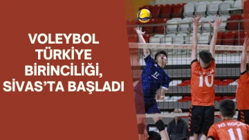 Voleybol Türkiye Birinciliği, Sivas’ta Başladı