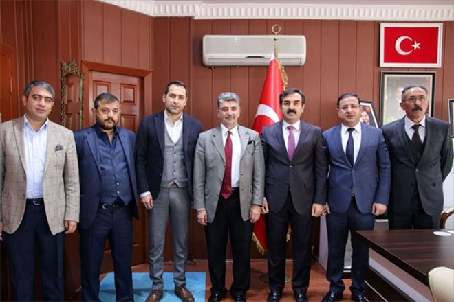STSO adayı Mustafa Eken Başkan Oğuz´u ziyaret etti