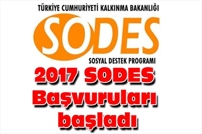 2017 SODES Başvuruları başladı